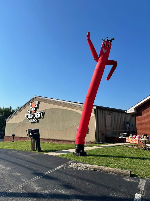 Outside of Kenny’s Kloset at The Foundery Church
